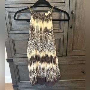 MICHAEL Michael Kors Brown and Cream Top